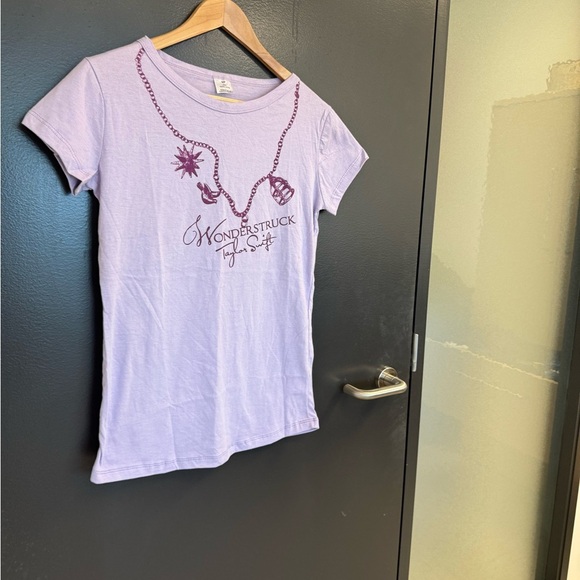 Taylor Swift S Never worn very rare “Wonderstruck” lilac Purple Fitted Polo Tee - Picture 13 of 13